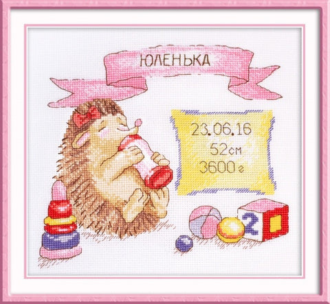 Hedgehog Sampler (girl) S914