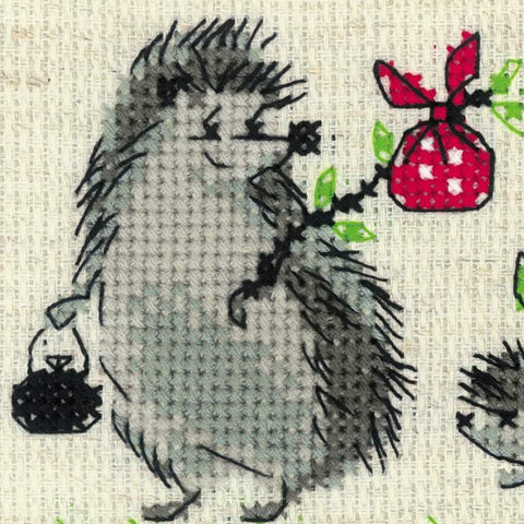 Hedgehogs cross stitch kit by RIOLIS Ref. no.: 1711