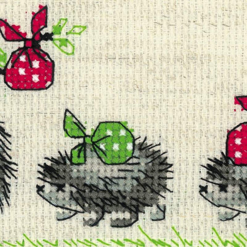 Hedgehogs cross stitch kit by RIOLIS Ref. no.: 1711