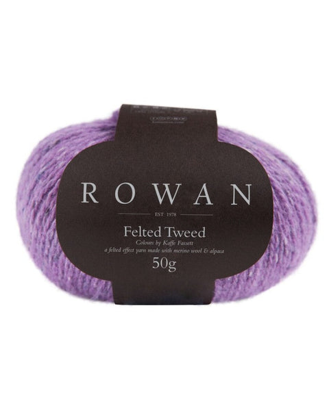 Rowan Felted Tweed Yarn – Heliotope 219 – DK Weight Merino Alpaca Tweed Knitting & Crochet Skein