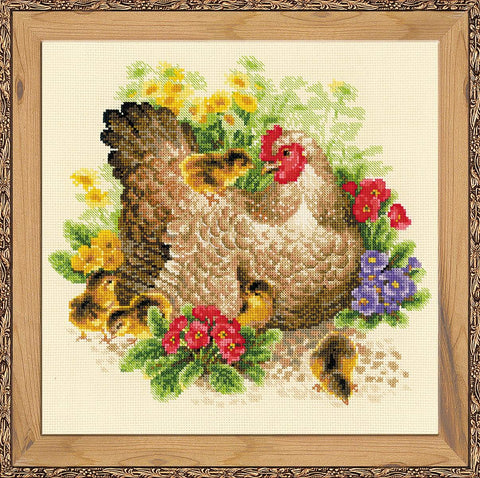 Hen - Cross Stitch Kit from RIOLIS Ref. no.:1480