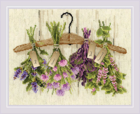 Herbs cross stitch kit by RIOLIS Ref. no.: 1717