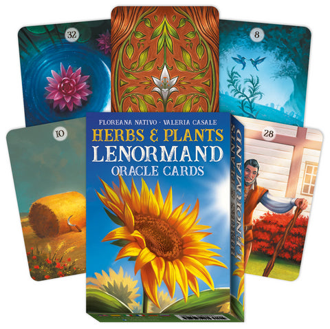 Herbs And Plants Lenormand oracle cards Lo Scarabeo