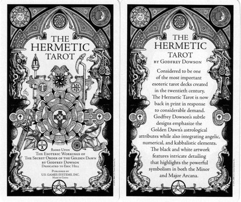 Hermetic Tarot Cards US Games Systems