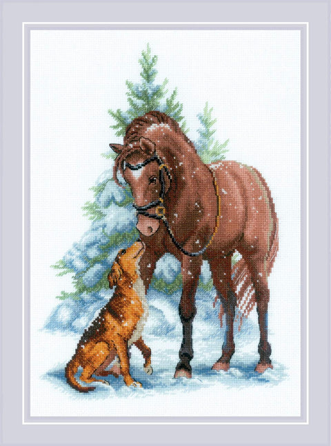 Hey Buddy! Cross Stitch kit by RIOLIS Ref. no.: 2159