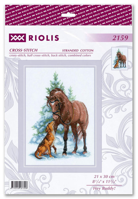 Hey Buddy! Cross Stitch kit by RIOLIS Ref. no.: 2159