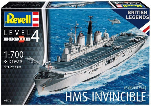 HMS Invincible (Falkland War) - Plastic Modelling Kit By Revell