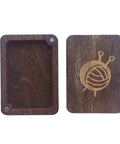 Wooden Knitting Marker Storage Box by Wizardi