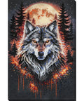 Wolf Bead Embroidery Kit Alpha Wolf