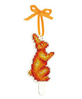 Wooden Cross Stitch Kit Bunny with Lollipop
