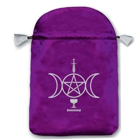 Sensual Wicca Satin Purple Bag