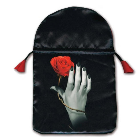 Rose Hand Satin Bag