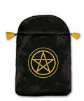Pentacle Satin Black Bag
