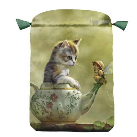 Fantasy Cats Satin Bag