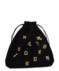 Astrological velvet bag