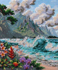 Bead Embroidery Kit Blue Lagoon
