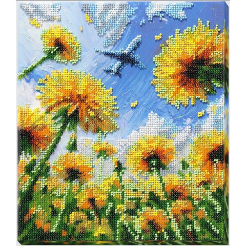 Bead Embroidery Kit Nature Motif