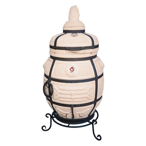 Ceramic Tandoor Grill with Stand 82L