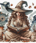 Witch's Autumn Cross Stitch Kit