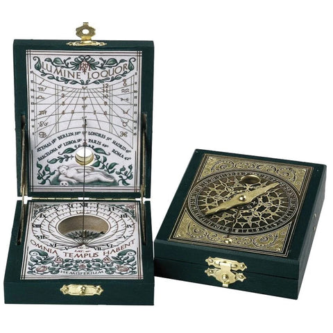 Sundial and Compass Kepler Brass H04