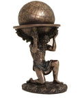 Atlas Titan bronze resin statue