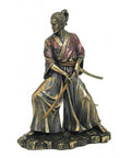 Bronze samurai warrior statue 22 cm