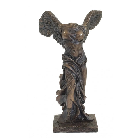 Winged Victory of Samothrace statue bronze resin 26cm