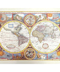 Retro World Map Reprint - John Speed 1651 - M1651