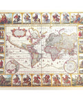 Historical World Map - Nova Totius Terrarum reprint - N. I. Piscator 1652 - M1652