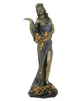 Fortuna Roman Goddess Statue, Bronze Resin, 29cm, Italian Made Home Decor