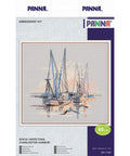 Cross stitch embroidery kit Charleston harbor seascape - Panna Klart