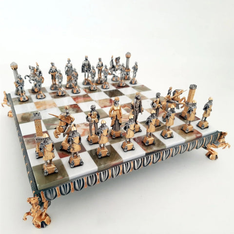 FLORENTINE RENAISSANCE: Extremely Luxurious Chess Set