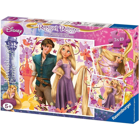 3 x 49 Classic Puzzle - Princess Rapunzel - Hobby.lt