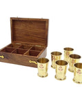 Metal Vodka Glasses - Set of 6 glasses - RCW