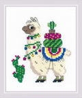Llama cross stitch kit by RIOLIS Ref. no.: 1787