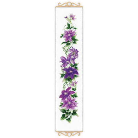 Clematis cross stitch kit by RIOLIS Ref. no.: 1801