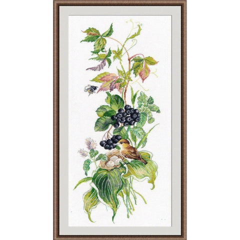 Bird Nest Cross Stitch Kit