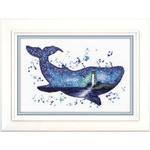 Whale Cross Stitch Kit