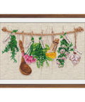 Cross Stitch Kit Aromatic Herbs