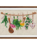 Cross Stitch Kit Aromatic Herbs
