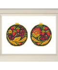 Khokhloma Ornament Cross Stitch Kit