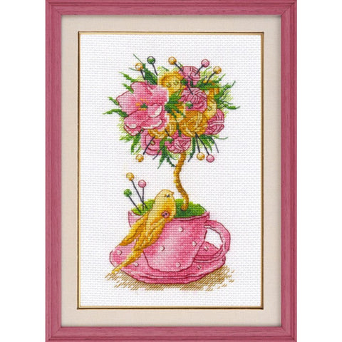Topiary Cross Stitch Kit