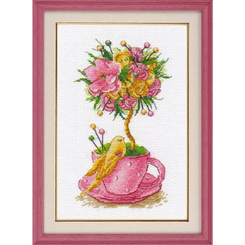 Topiary Cross Stitch Kit