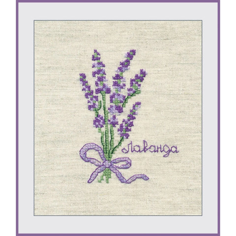 Lavender Cross Stitch Kit