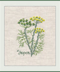 Dill Plant Cross Stitch Kit