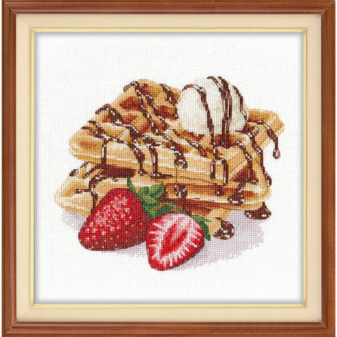 Vienna Waffles Cross Stitch Kit