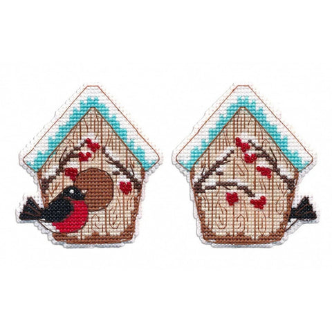 Christmas Birdhouse Cross Stitch Kit