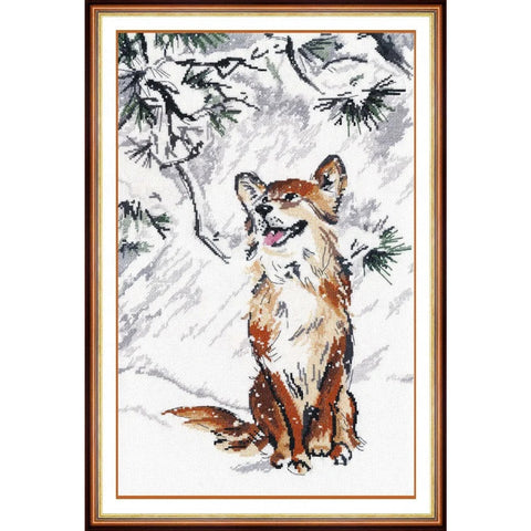 First Snow Cross Stitch Kit
