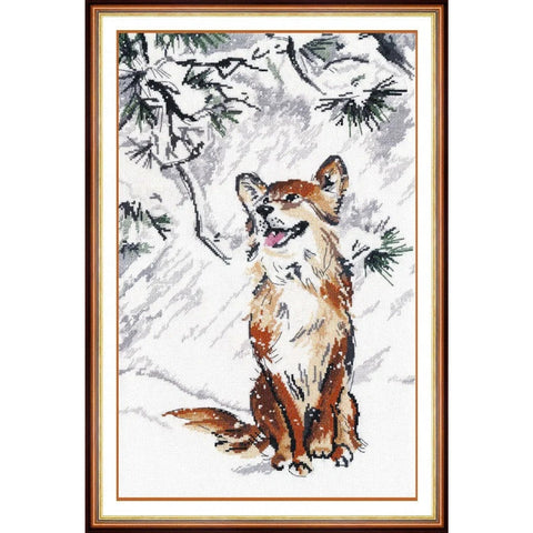 First Snow Cross Stitch Kit