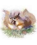 Squirrel Cross Stitch Kit